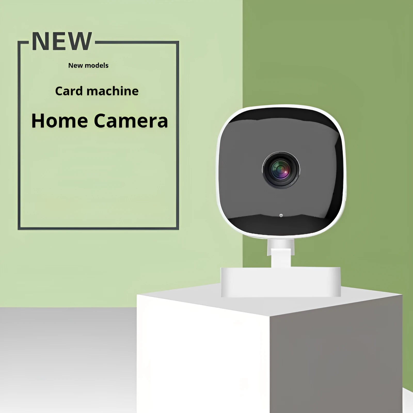 Wireless WiFi digital camera with HD wide-angle lens for indoor home surveillance with remote viewing capability