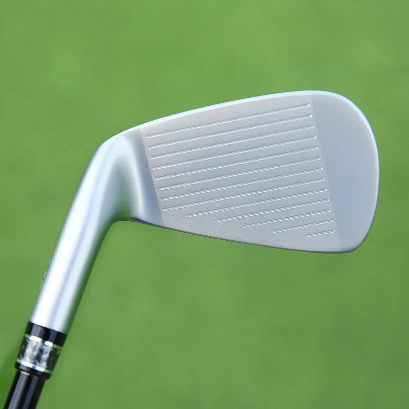Men's soft iron forged golf iron, 32 degree loft, 61.5 lie, stainless steel head, carbon or steel shaft, rubber grip