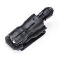 Black nylon glass fibre 360-degree rotating V6 tactical torch quick pull sleeve with belt attachment