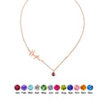 Stainless steel custom name necklace with gold electroplated pendant letter design on unisex chain