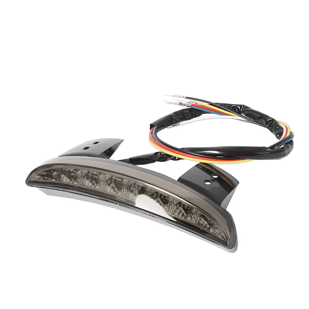 Motorcycle LED rear brake taillight for XL883 1200 models in three colour options Red White Gray Five Lines