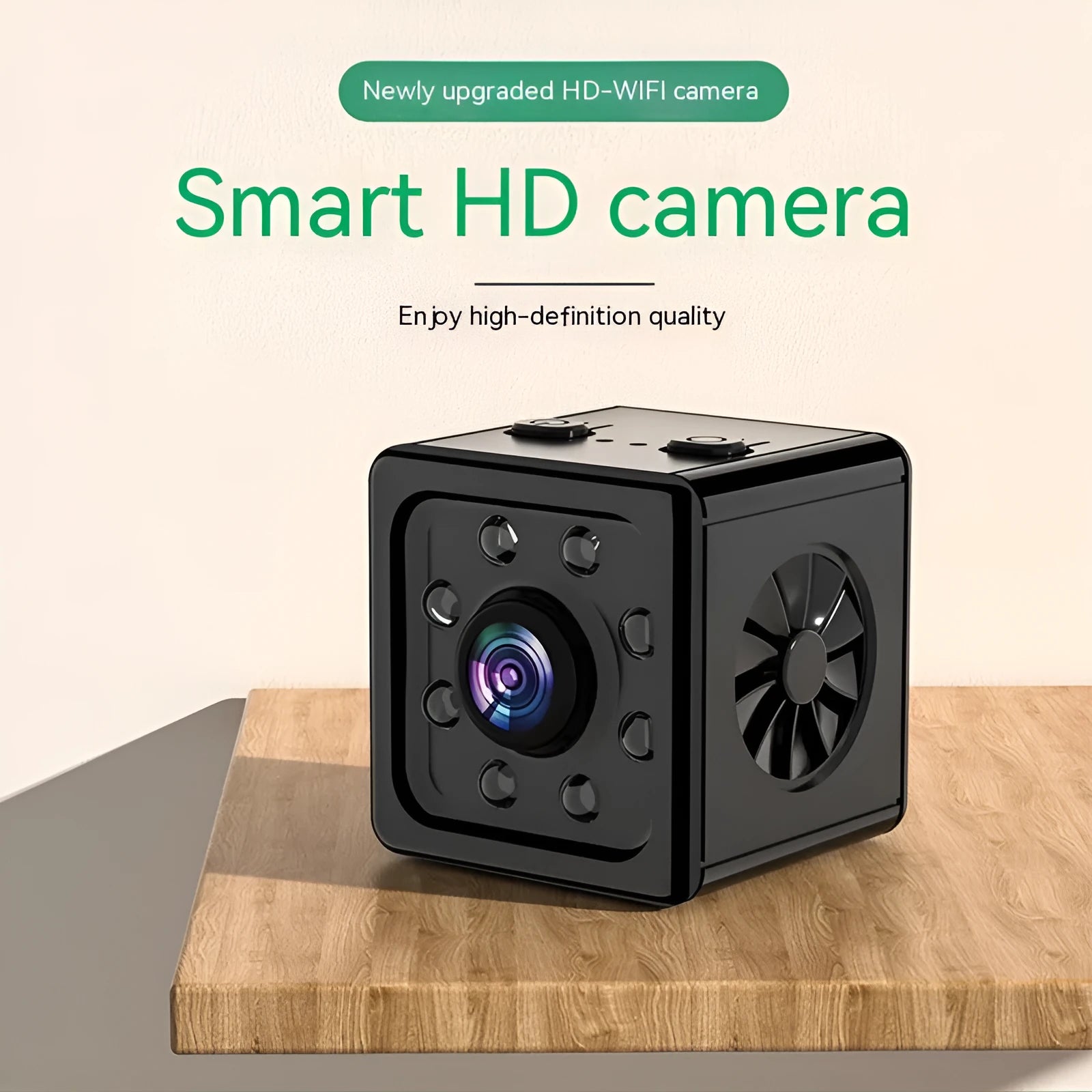 Black K13 remote sports action camera and mounting bracket on a white background.