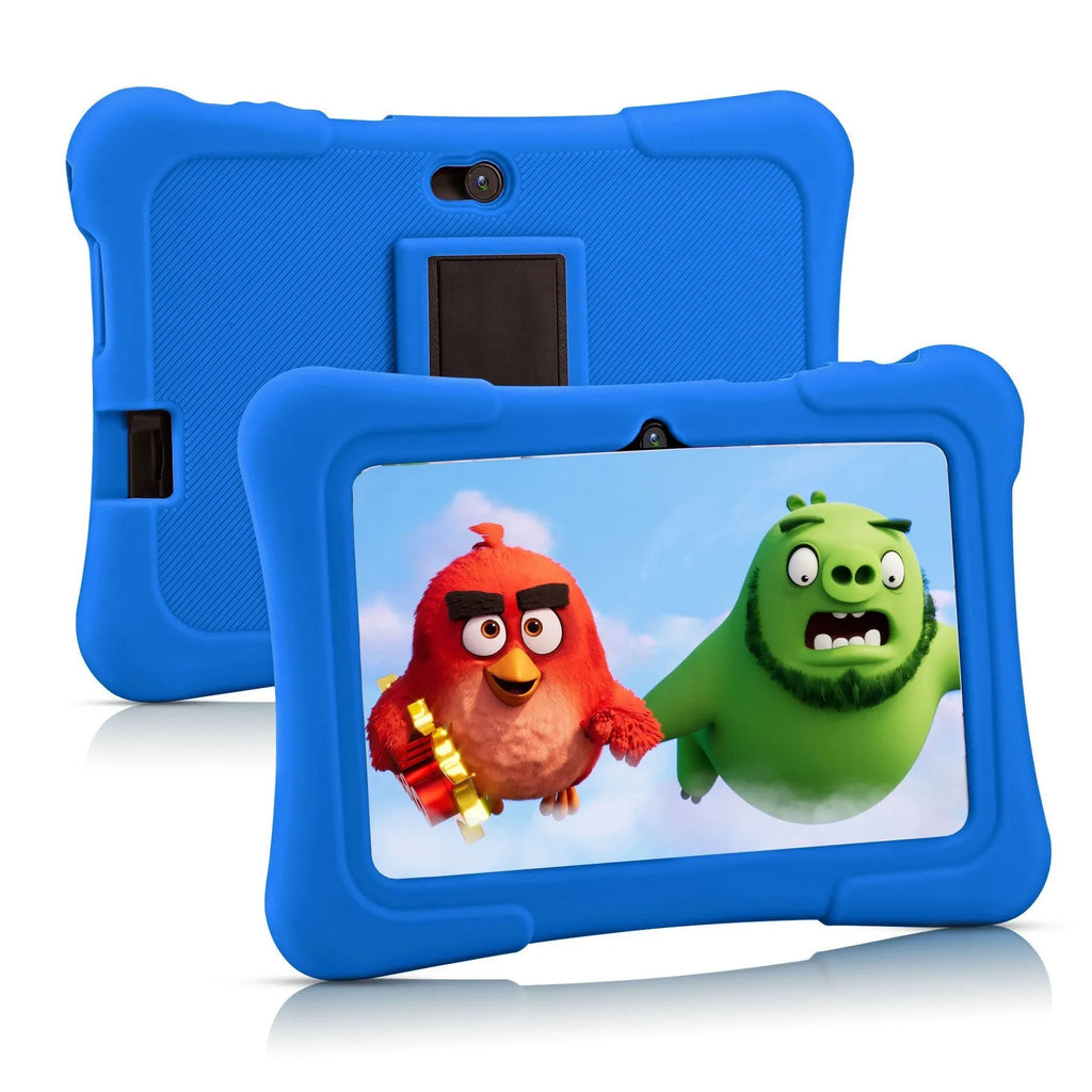7-inch children's tablet computer with Full HD IPS screen, Bluetooth, and GPS in blue colour