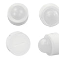 White wireless infrared body sensor for home security with ZigBee 3.0 connectivity