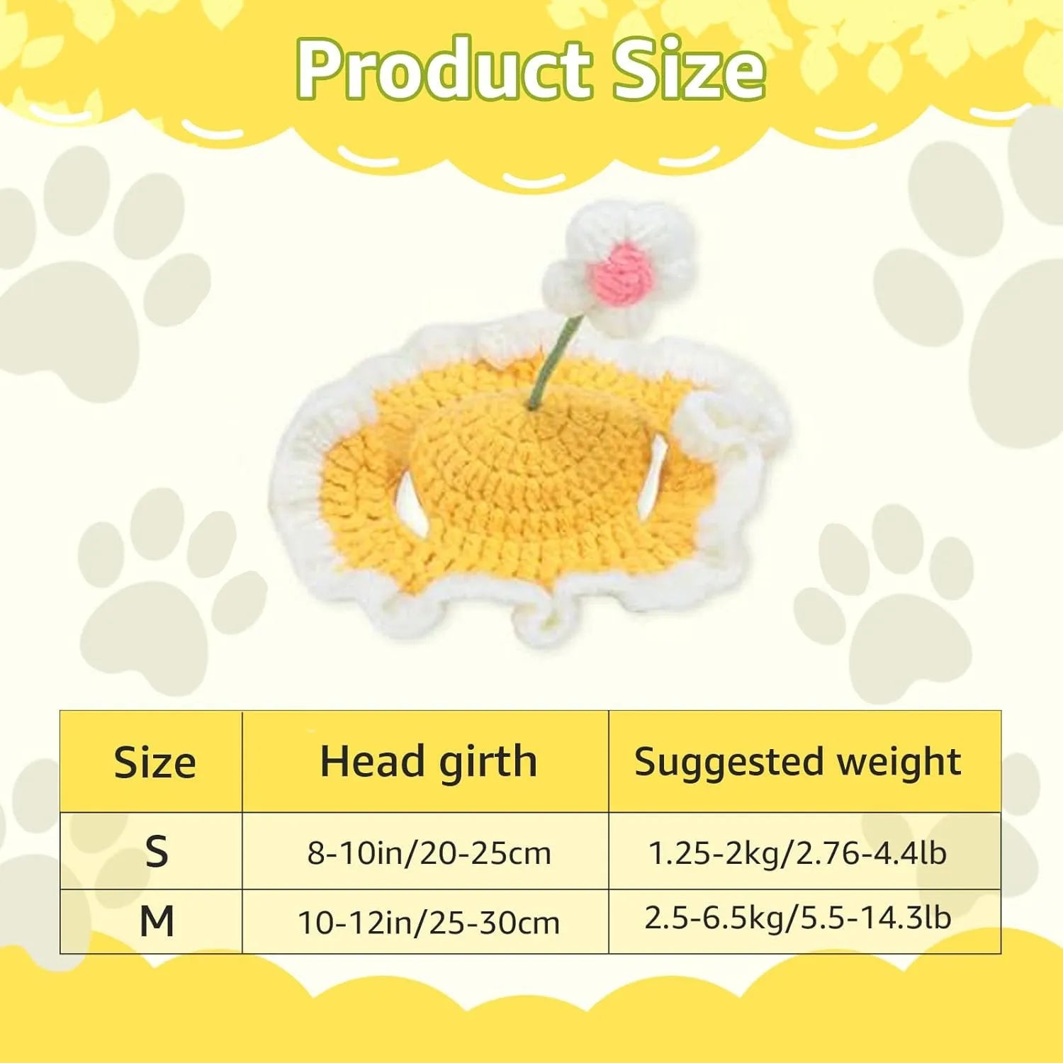 Green knitted cartoon cat hat on a pet mannequin head showing soft fabric and costume design.
