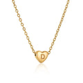 Love letter necklace stainless steel heart-shaped pendant clavicle chain 450mm women