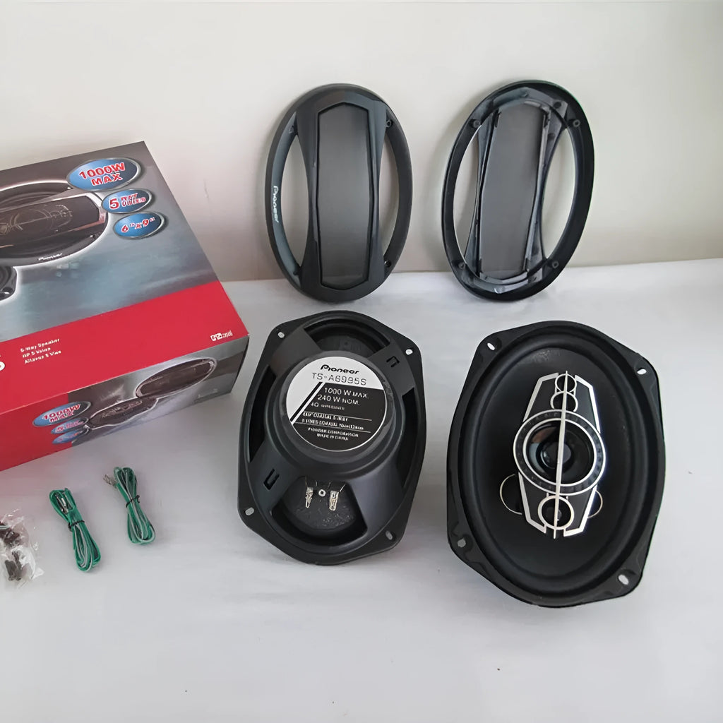 TS-A6995S 6x9 coaxial car speaker with rubber surround and iron basin rack for audio modification