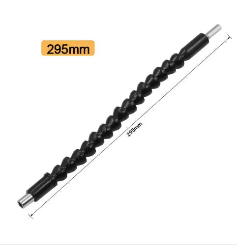 Electric screwdriver extension stick high speed steel 195mm 250mm 295mm black