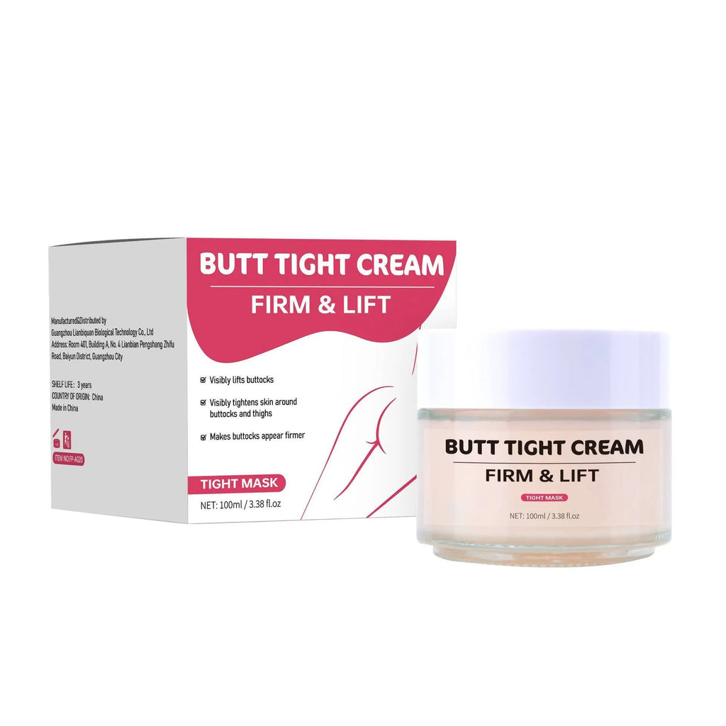 100ml hip tightening cream bottle with pump dispenser for firming and nourishing thighs