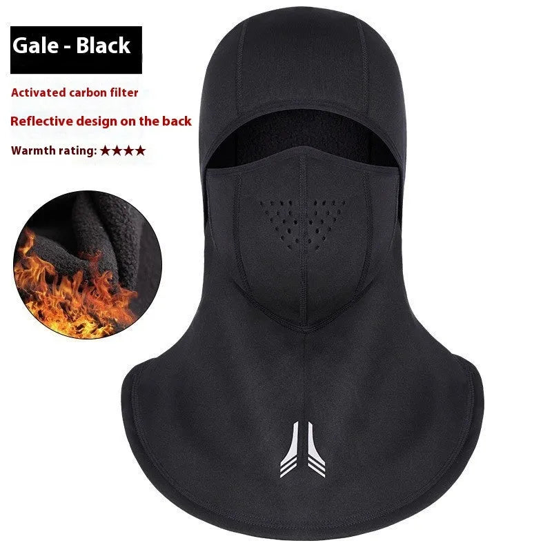 Wind-proof thermal face mask for outdoor sports riding in Gale Gray colour