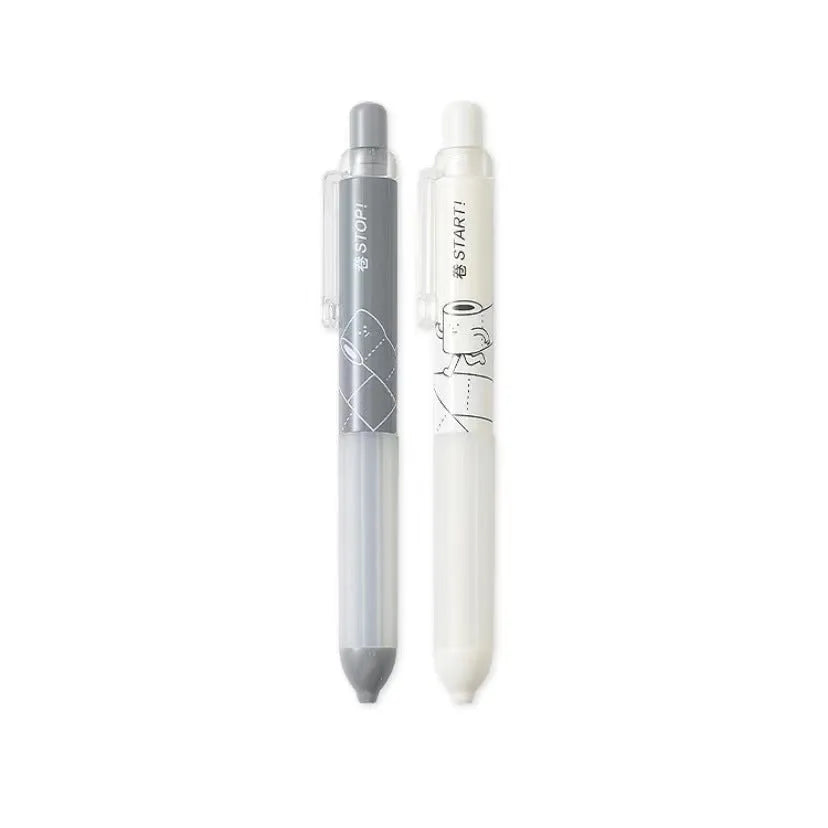 0.5mm automatic pencil with cloud grip in black and white colour options