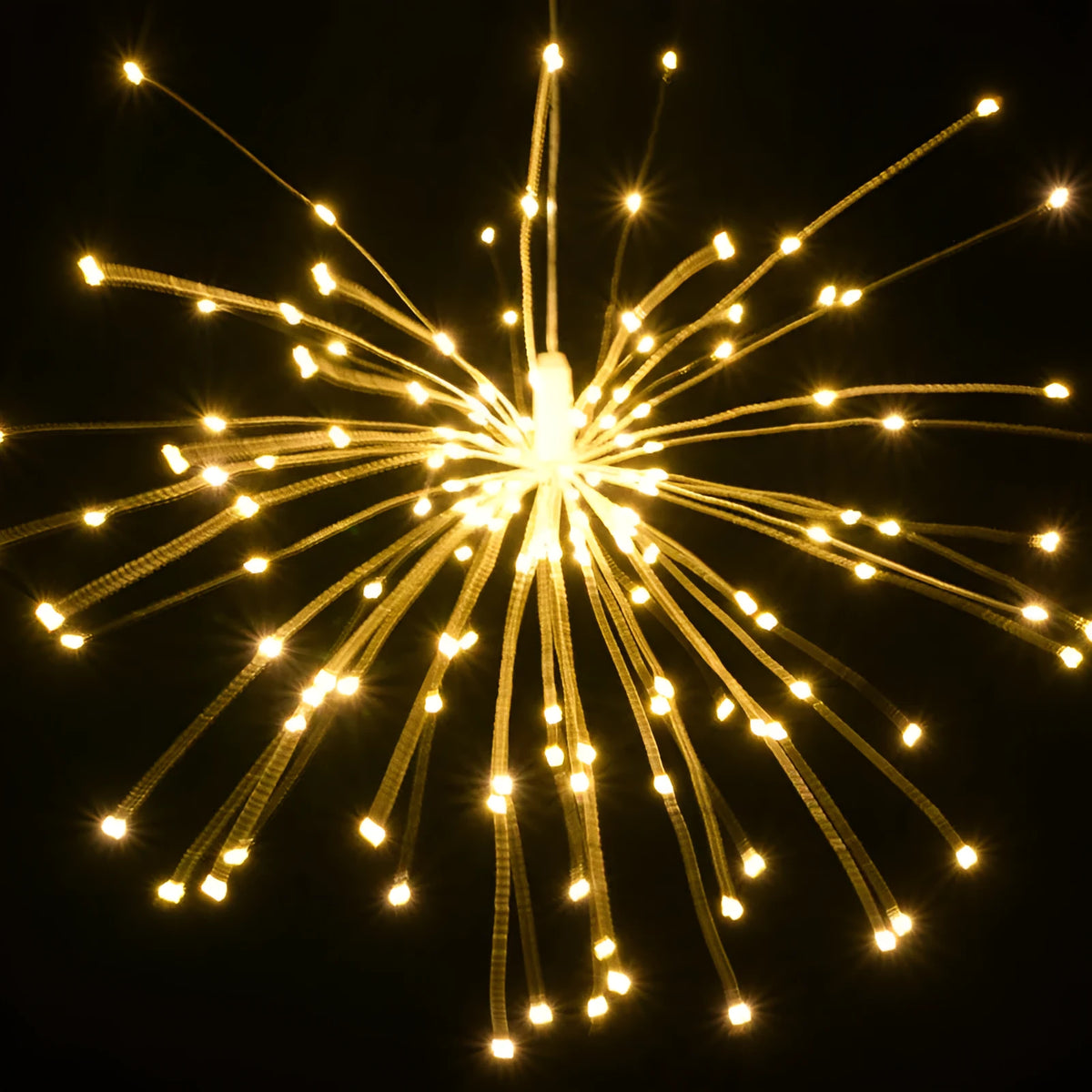 Waterproof dandelion string light with copper wire, remote control, and colour or warm colour options for outdoor holiday decoration