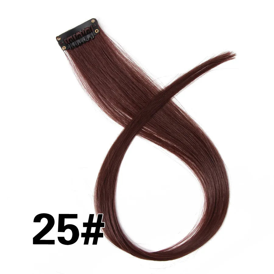 18 inch wig hair extension in selected colour style, single piece or 4PC set option