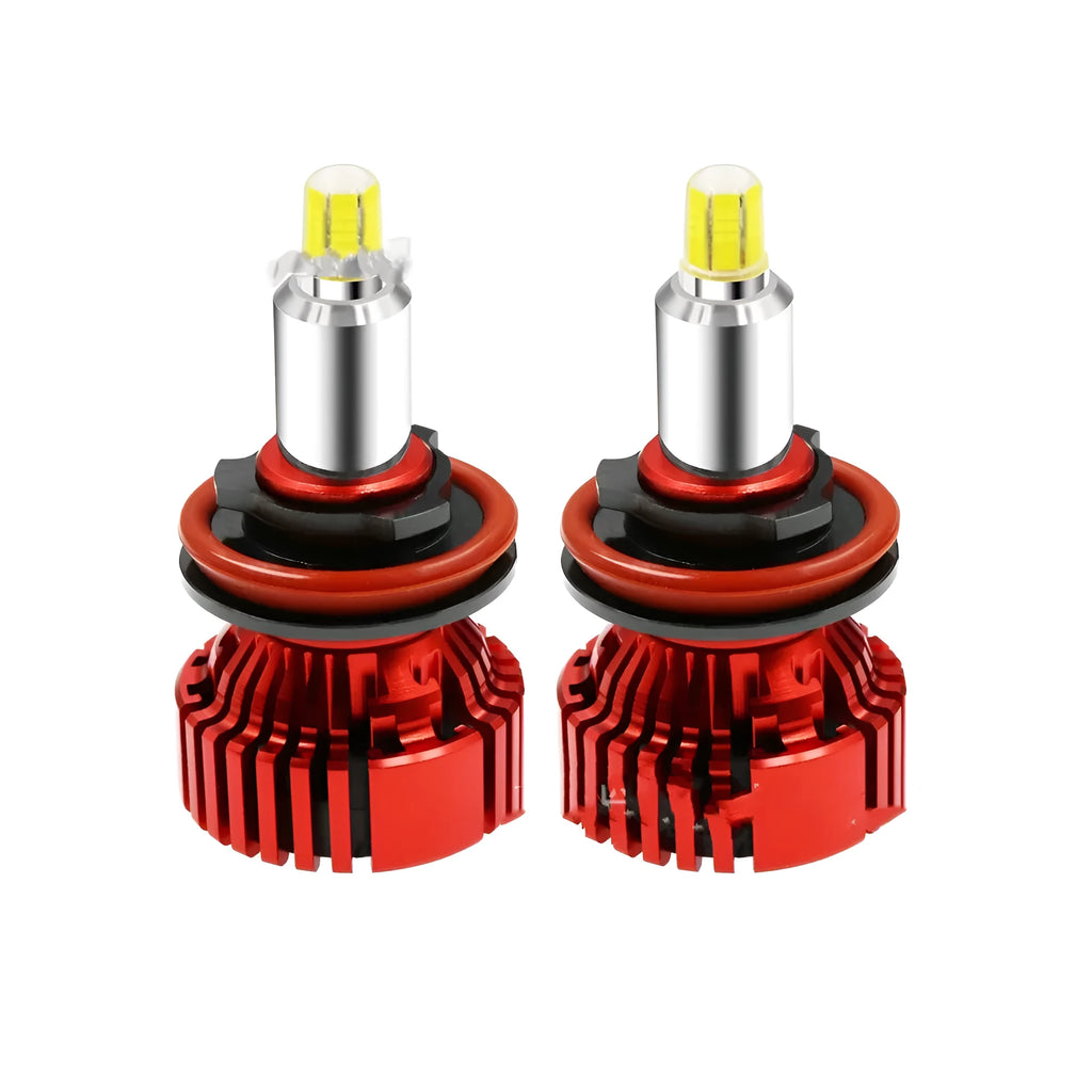 Spotlight 360 degree LED car headlight bulb with aluminium and copper construction, 36W, universal fit