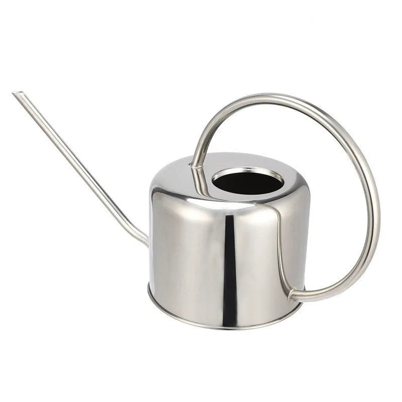 Stainless steel 2 litre watering can with long spout for garden watering