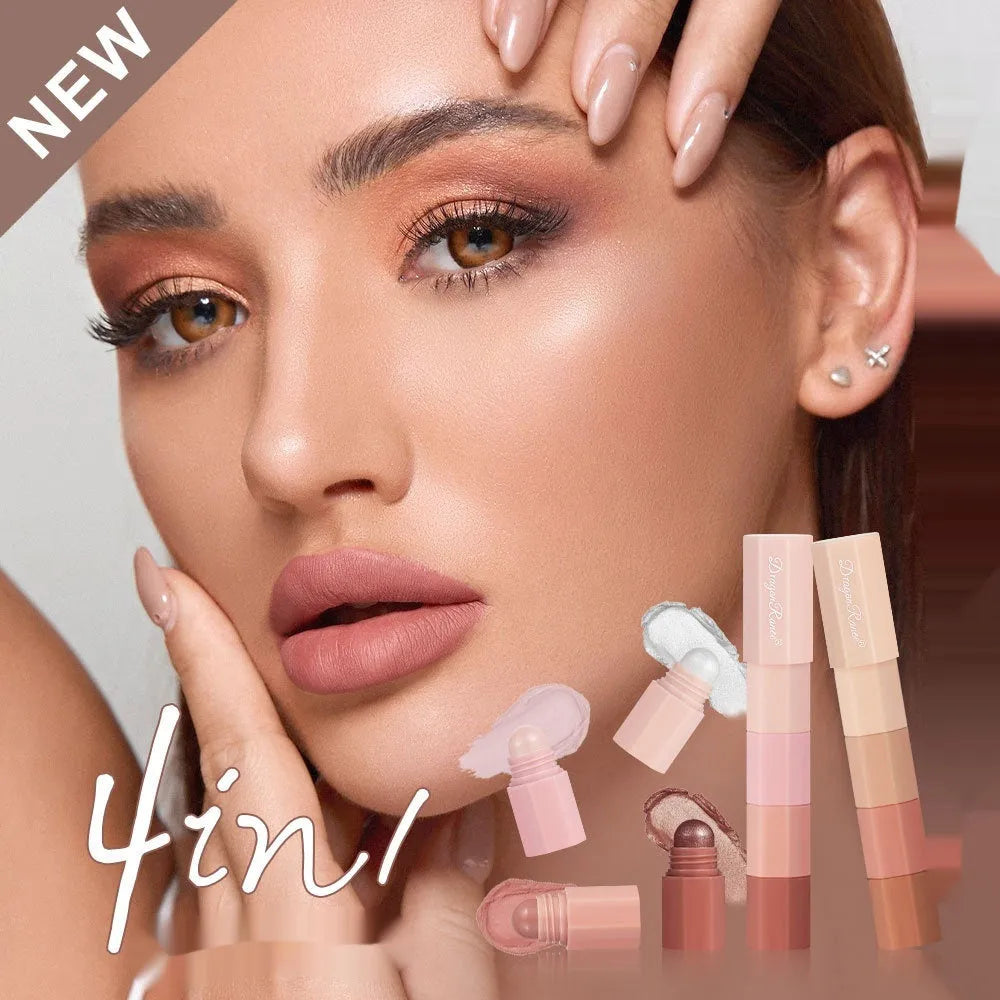 Waterproof four-section eyeliner pen suit eye shadow set in DR89A and DR89B colour options