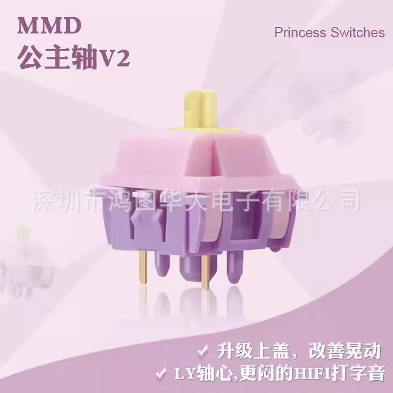 MMD Princess linear mechanical keyboard switch component for custom keyboard building