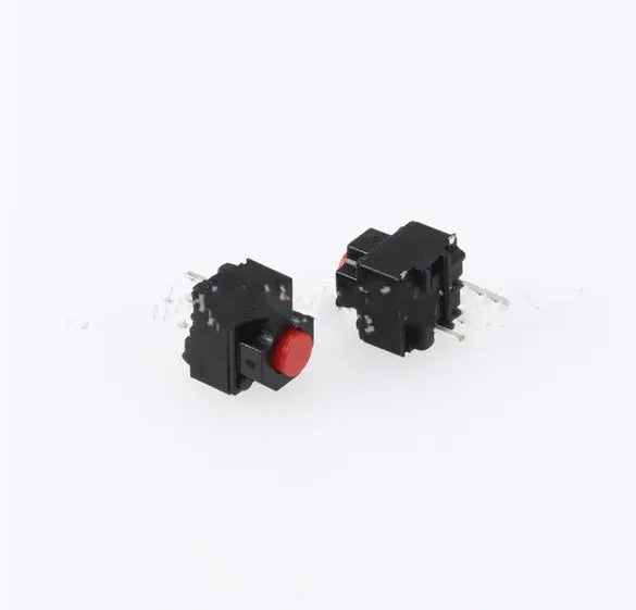 Aluminium alloy waterproof micro tactile patch switch for PCB soldering.