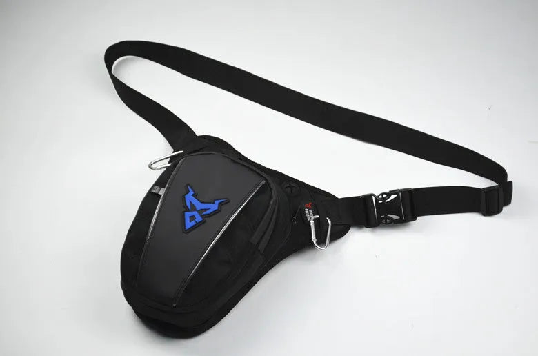 0105MC motorcycle riding leg bag in 1200D Oxford cloth with crossbody straps