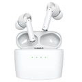 Wireless noise cancelling Bluetooth earbuds with in-ear design and 15m range