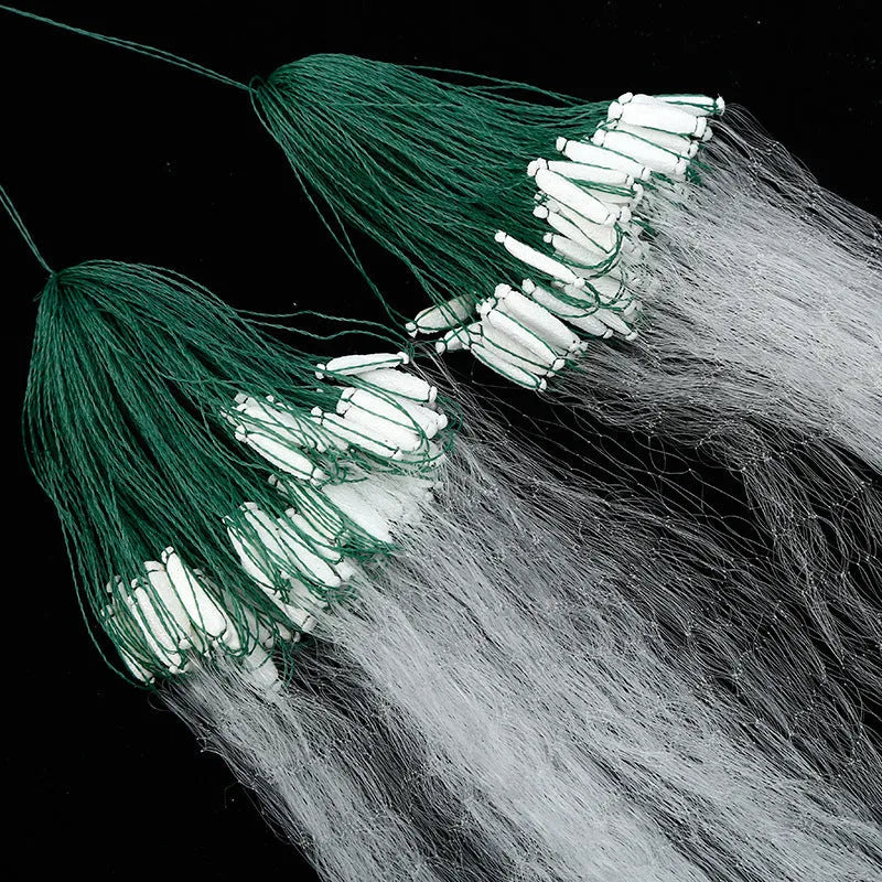 Single layer sticky net fishing net nylon thread 80cm high 15 metres long one finger mesh