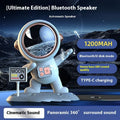 Bluetooth Spaceman small creative ornament speaker with voice prompts, lithium battery, stereo audio, in two colour editions