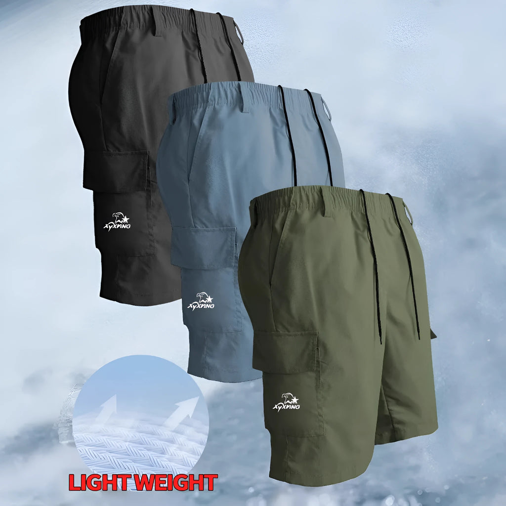 American style loose straight casual sports shorts in polyester fabric available in multiple colours