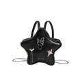 A soft PU leather women's messenger bag that can also be worn as a mini backpack, shown in a neutral colour.