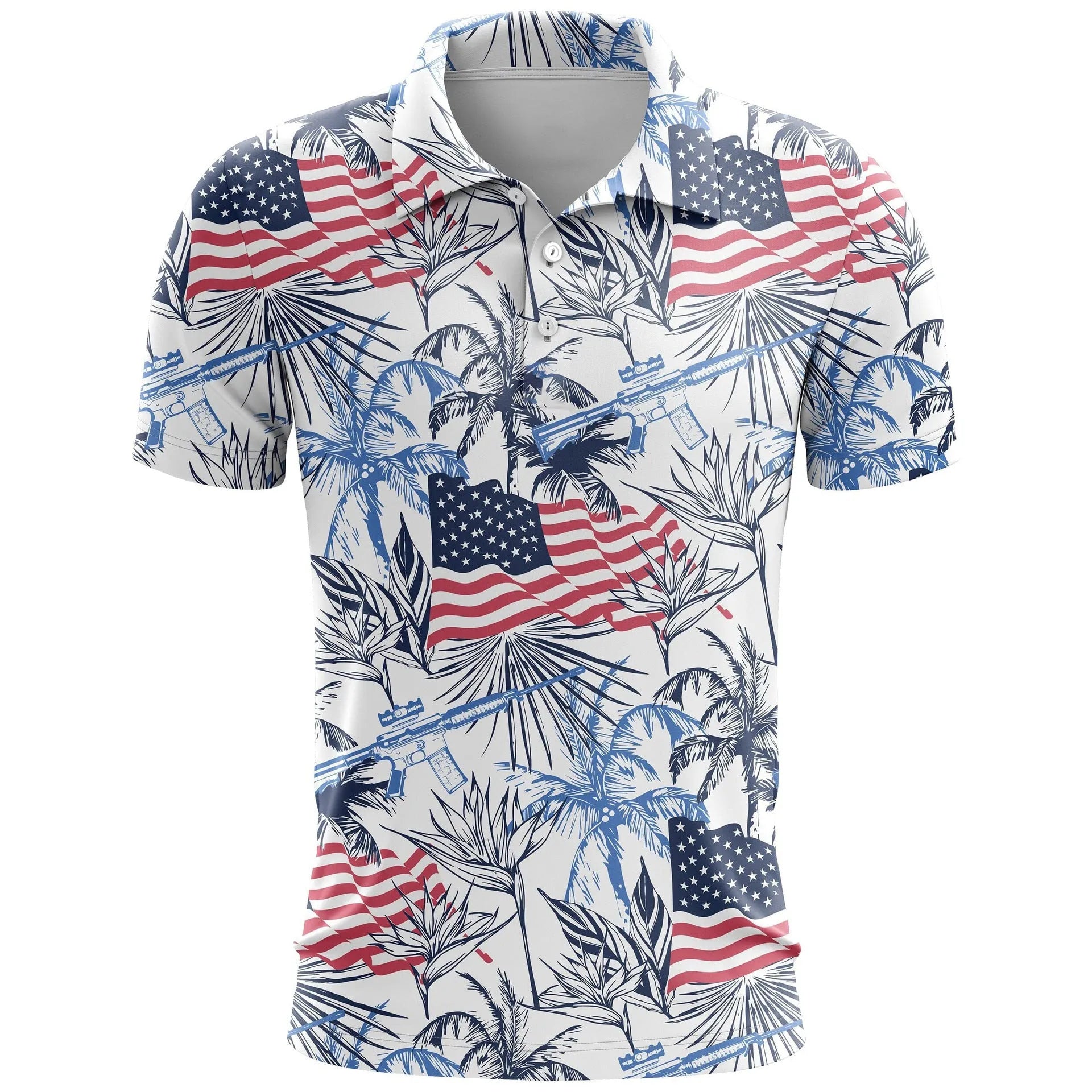 Loose-fit short-sleeve sportswear top with a 3D printed colour pattern in bird's eye cloth fabric.
