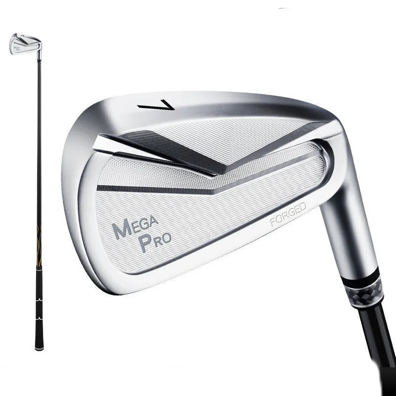 Men's soft iron forged golf iron, 32 degree loft, 61.5 lie, stainless steel head, carbon or steel shaft, rubber grip