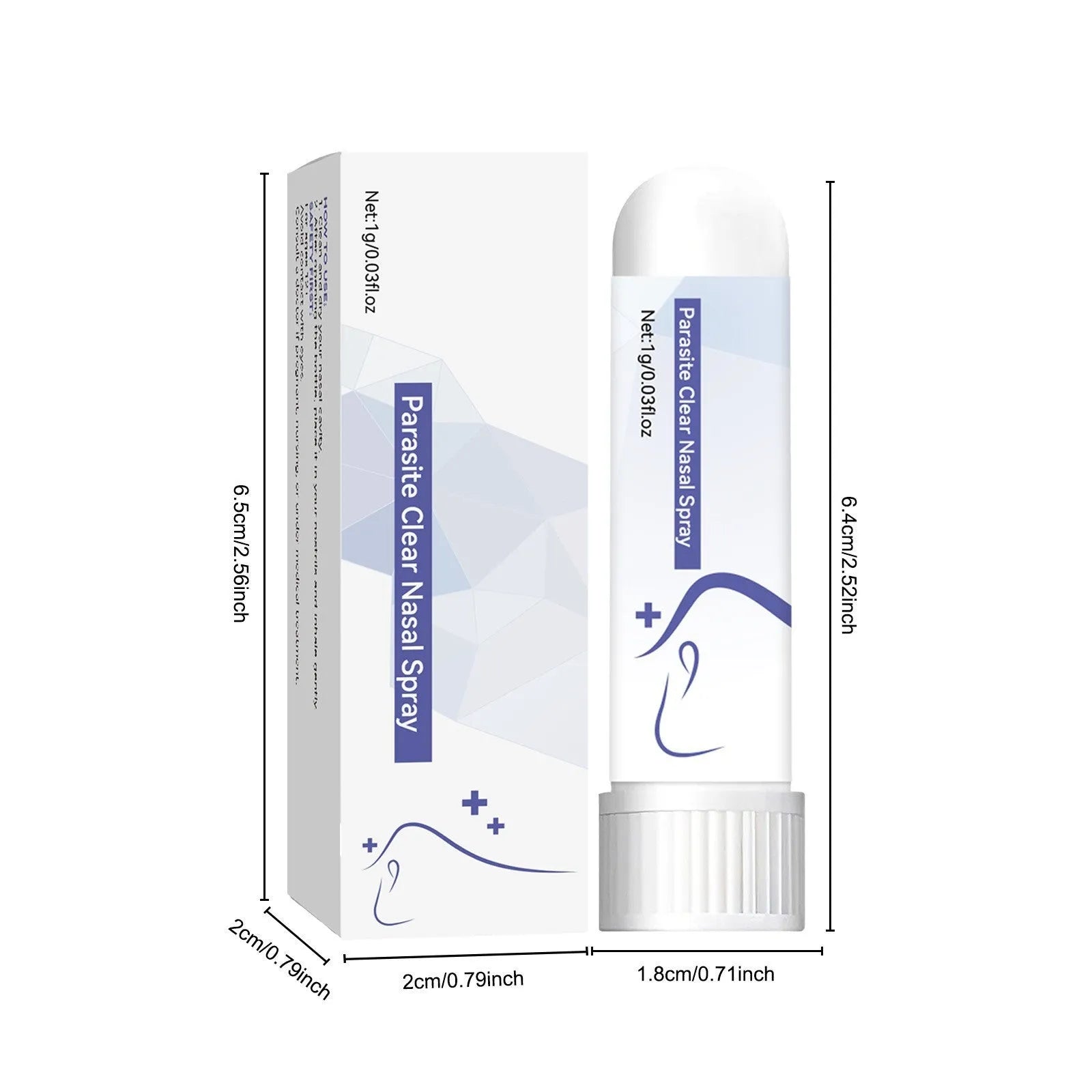 Compact manual nose drain plunger suction tool for family sinus relief.