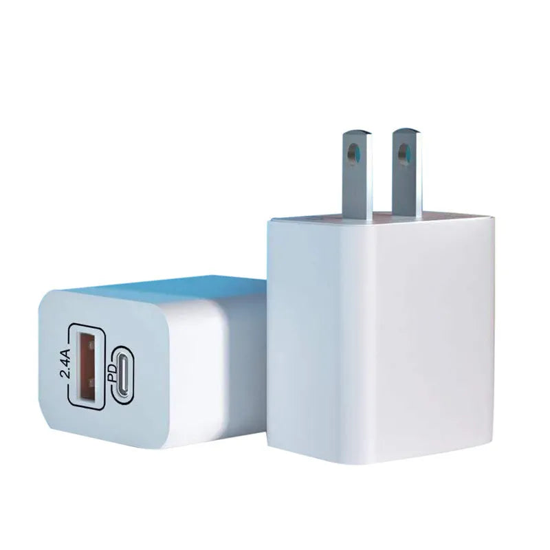 Bare metal travel charger for Android phones with multiple international plug adaptors