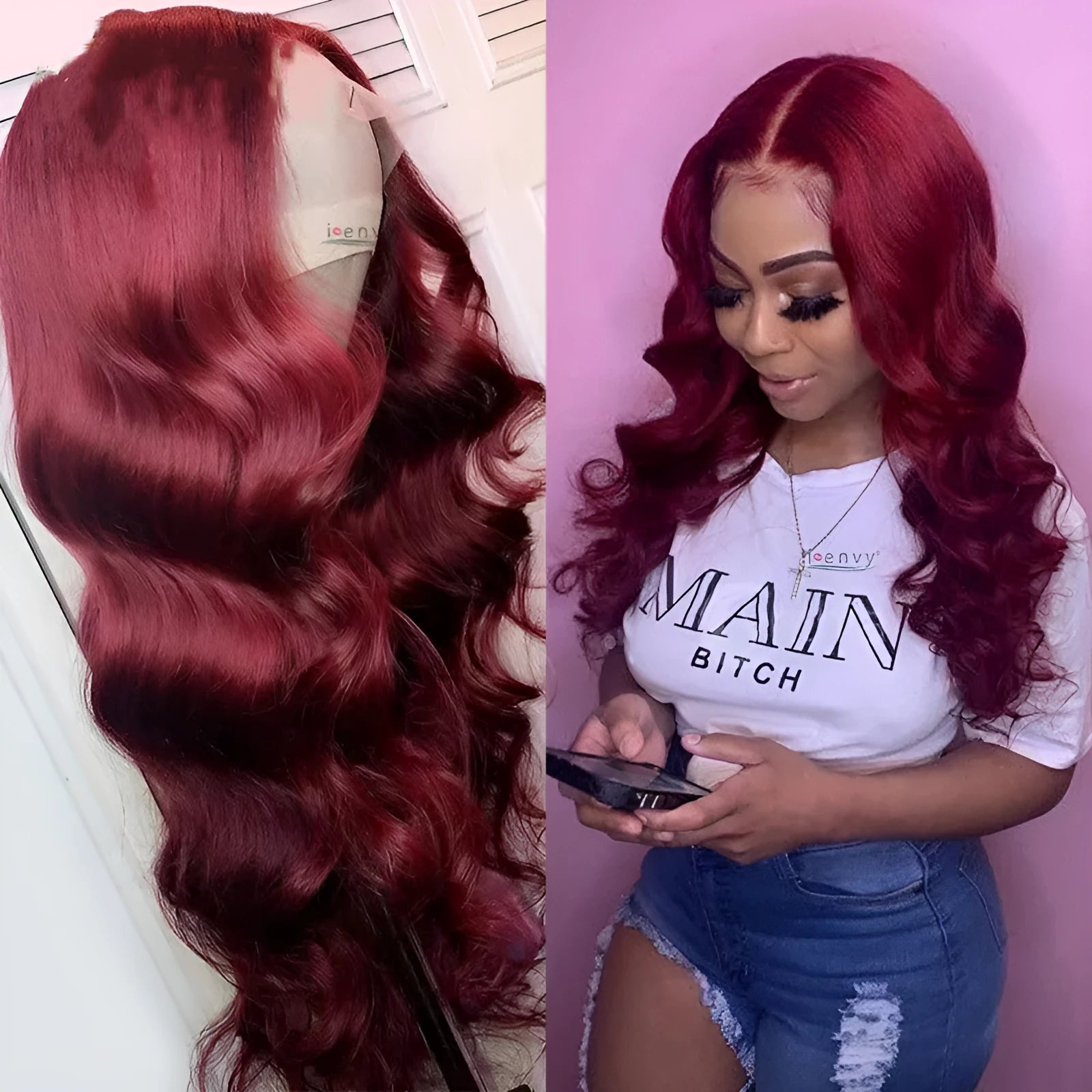 Front lace head cover real human hair wig with body wave, available in lengths 10 to 30 inches