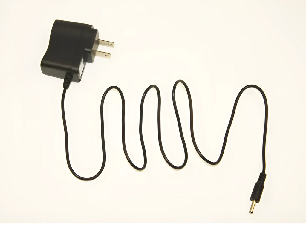Black battery charger with DC3.5mm plug for 18650 lithium battery direct charge with display light