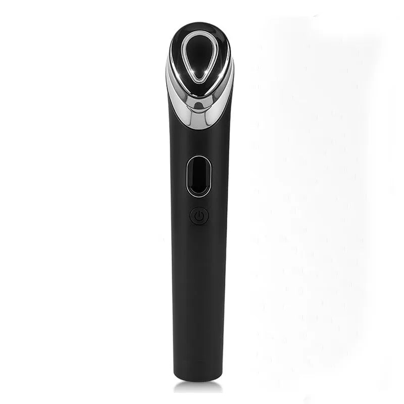 Black red blue light eye massager with vibration therapy and seven colour settings