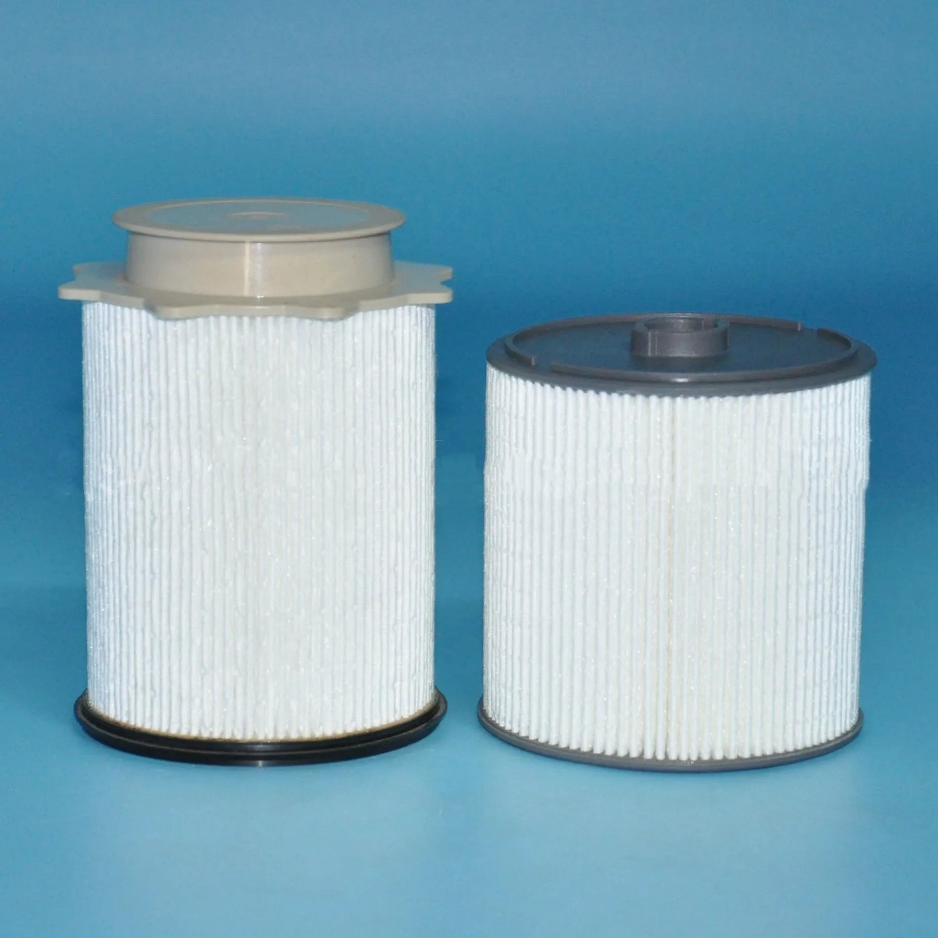 RAM truck fuel filter and oil-water separator kit with white housing