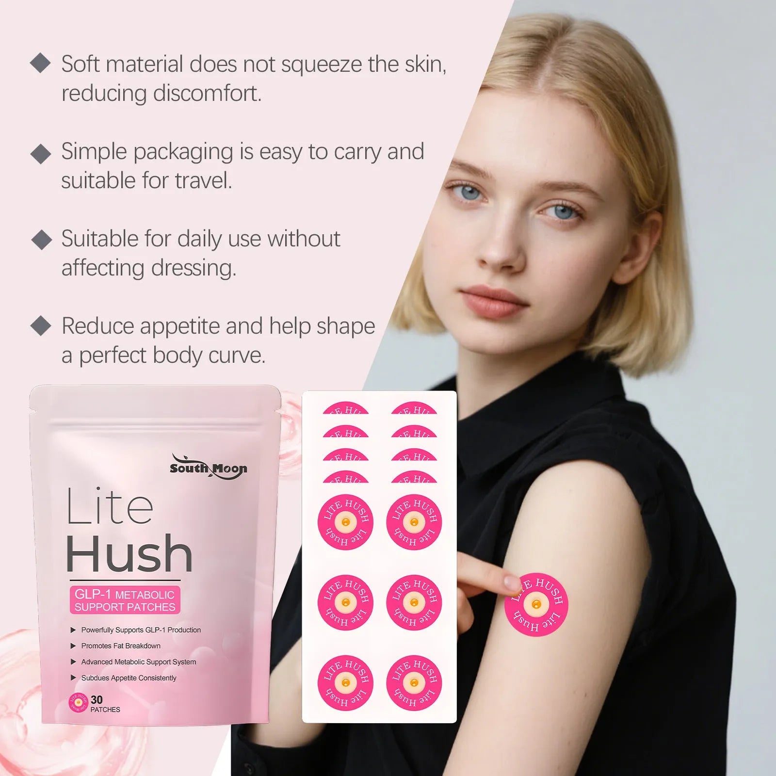 Body Gentle Care Adhesive Bandage 30 patches for universal skin type daily nursing
