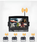 Digital wireless driving recorder with metal case, black finish, for 24V reversing camera systems