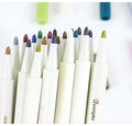 Paint marker pens 16.3cm PP non-toxic permanent markers in black gold silver and white