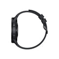 Dual Band GPS smart watch with a 1.43-inch screen on a silicone strap, shown in black, white, and blue colour options.