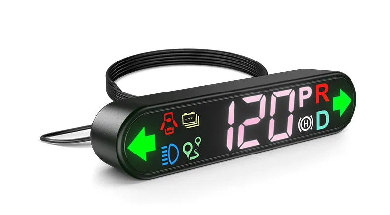 Tesla Model 3 Y LCD intelligent air code meter sub-screen mounted at air conditioning outlet with nondestructive installation