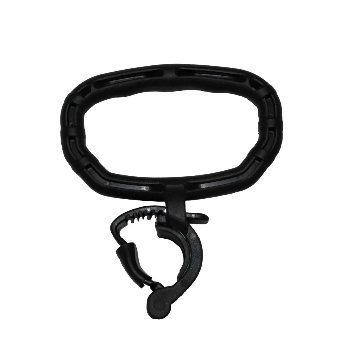 Adjustable black kettlebell handle made from PP material, 21x19cm, for home gym weight training