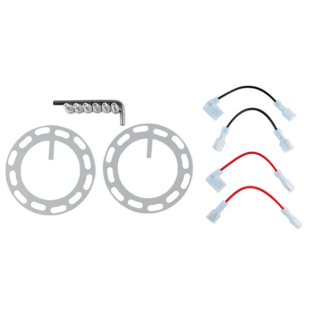 Colourful car steering wheel quick-release device with lock system for vehicle modification