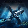 Wireless underwater fish detection camera with 160 degree wide angle view and MP4 recording capability