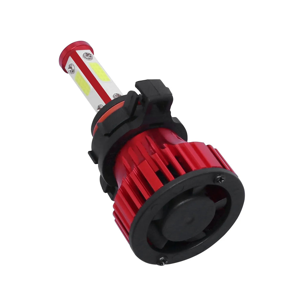 X15 car LED headlight with aluminium body, IP68 protection and 9-36V range for 9005, H3, H1, H4 and H7 fittings