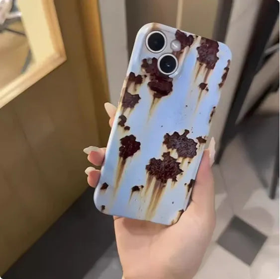 Rust Spot all-inclusive phone case for iPhone 16 Pro, hard shell and soft shell options, drop and fingerprint resistant