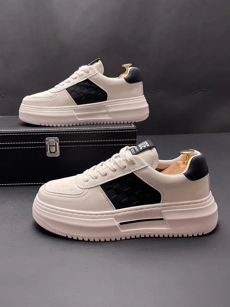Unisex white and green casual sports shoes with cloth upper and rubber foam sole