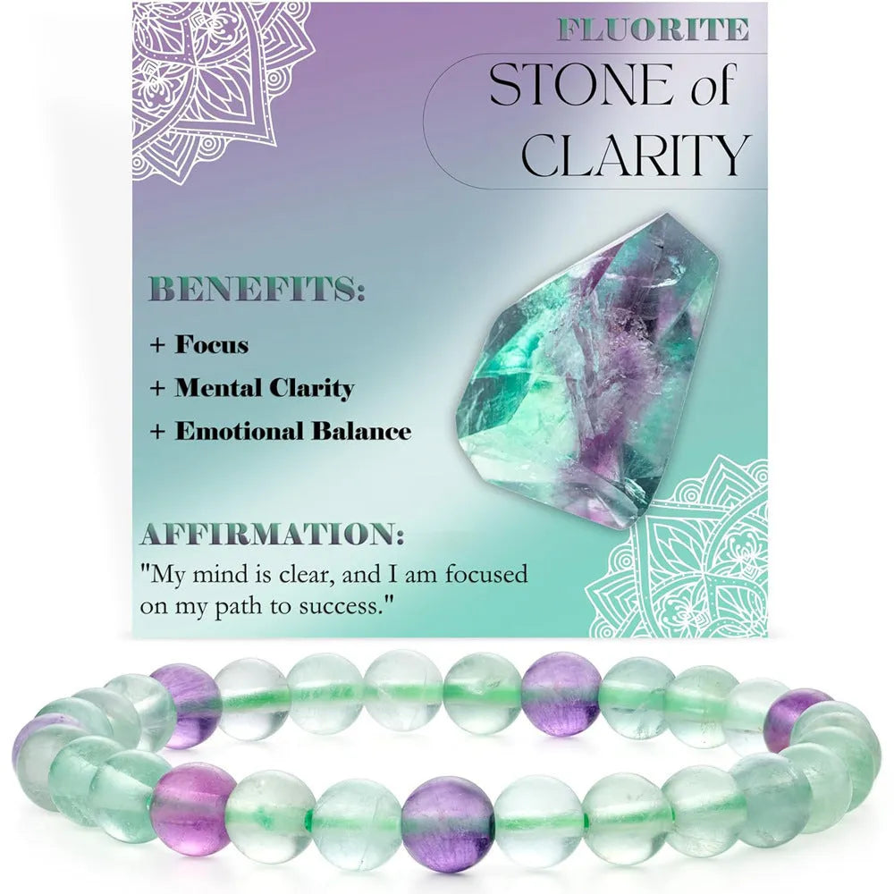 Handmade geometric agate stone bracelet with 6mm beads in African pine colour on a white background.