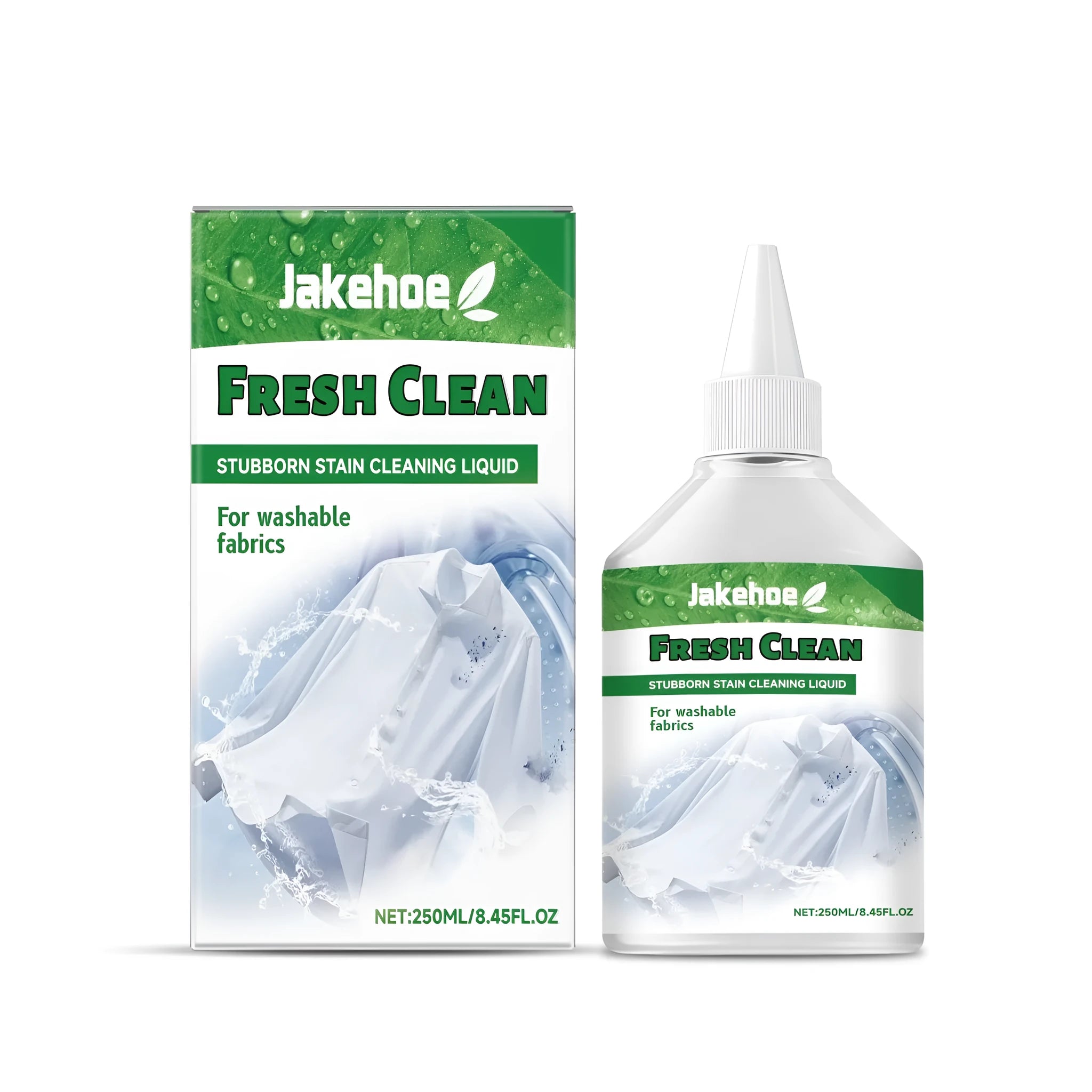 250ml bottle of stubborn stain cleaning liquid clothes detergent with surfactant formula
