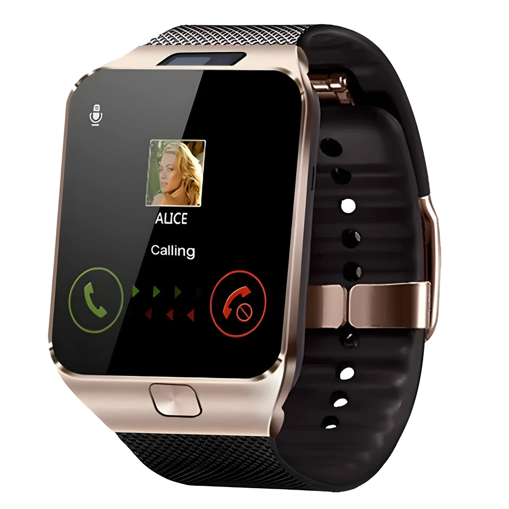 A smart watch with a circular 1.44-inch touch screen on an adjustable wrist strap.